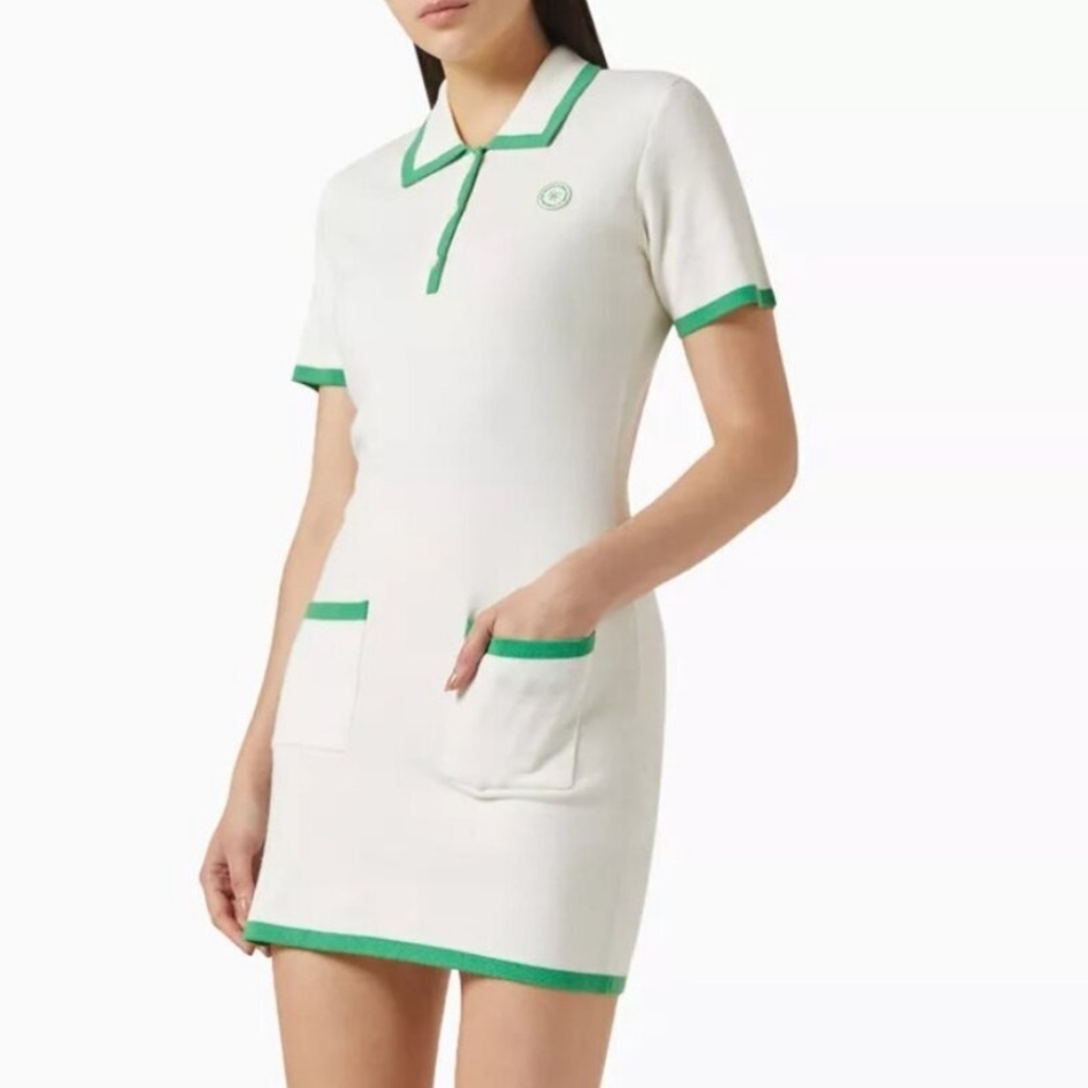 Sporty & Rich Hilary Mini Dress in Wool-blend, SIZE XL